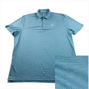 Johnnie-O Polo Shirt Mens 2XL Birdie Performance Golf UPF 50+ Embroidered Logo